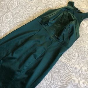 Christmas green cocktail dress